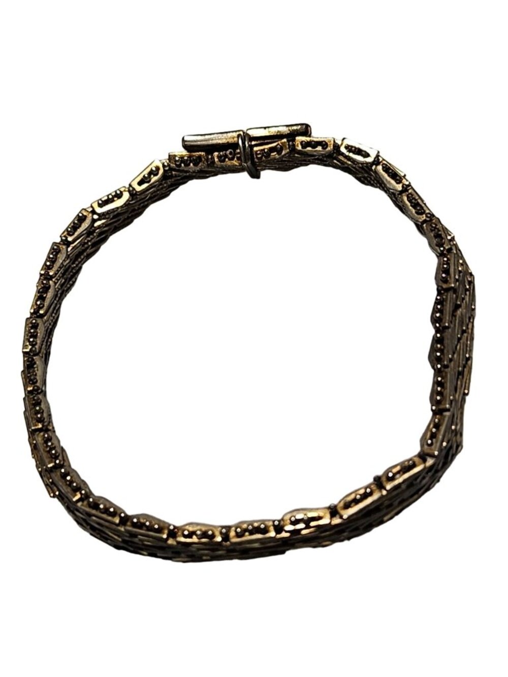 Vintage Chunky Link Chain Bracelet Gold tone Minimalist Fashion Jewelry Women